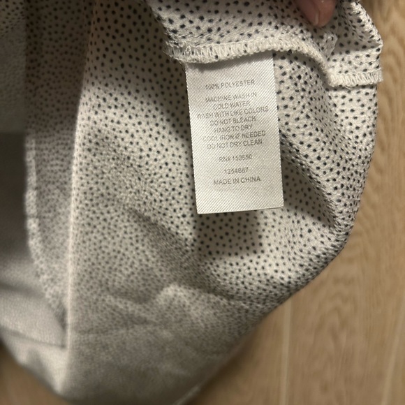 Carolina Belle blouse, S/P, white w/ black dots - Picture 3 of 8